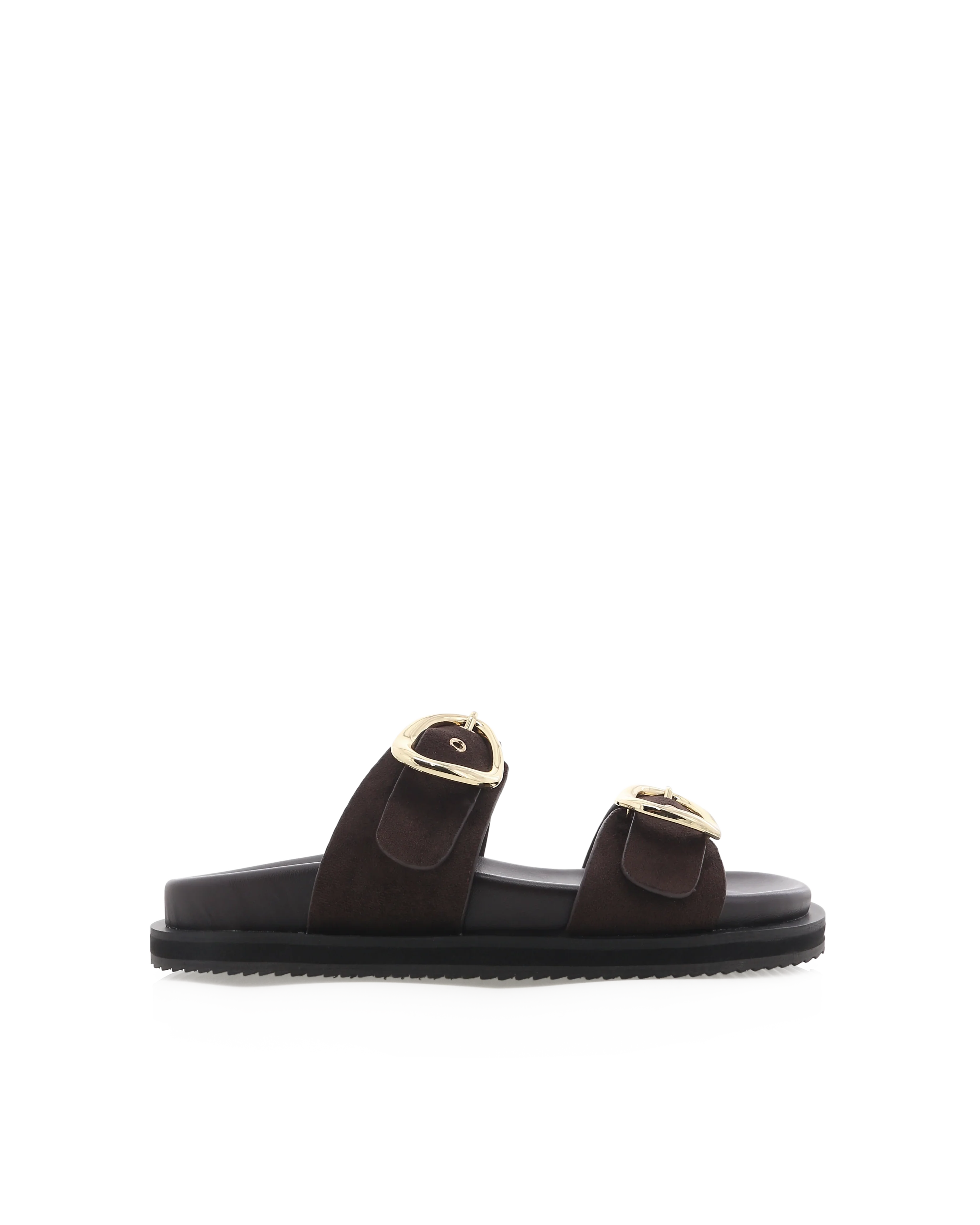 Theresa Sandals - Dark Cacao Suede - Honorern