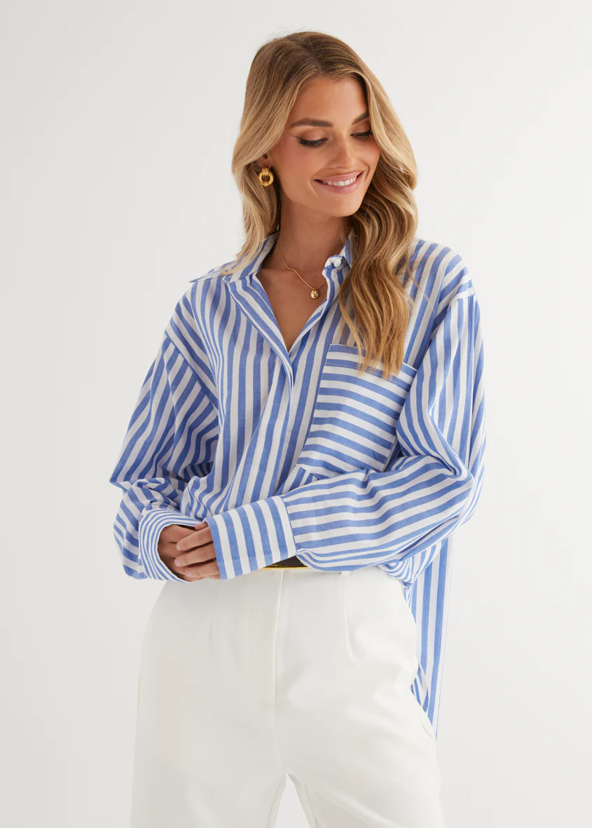 Alessandro Shirt - Blue Stripe - Honorern