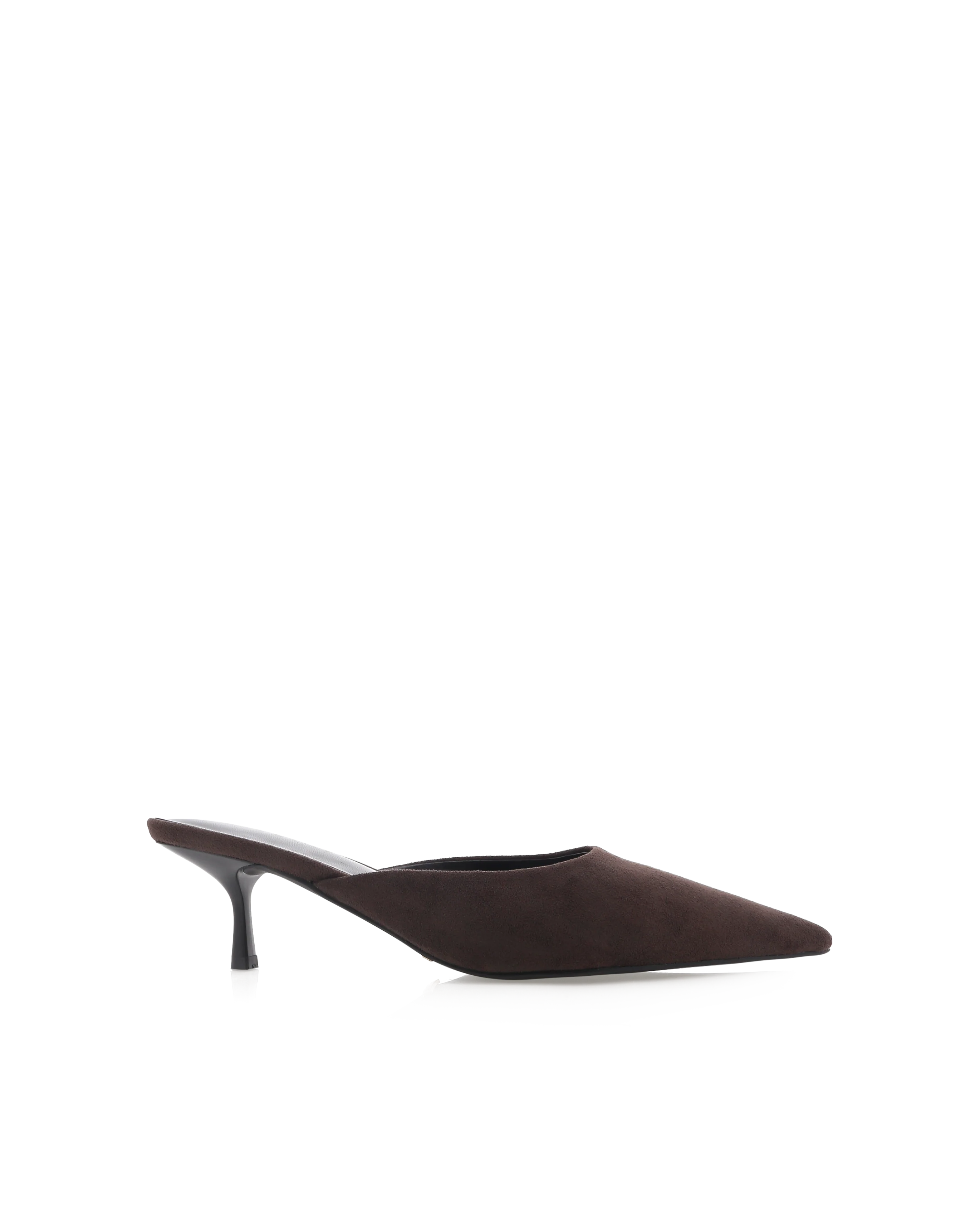 Wynonna Heels - Dark Cacao Suede - Honorern