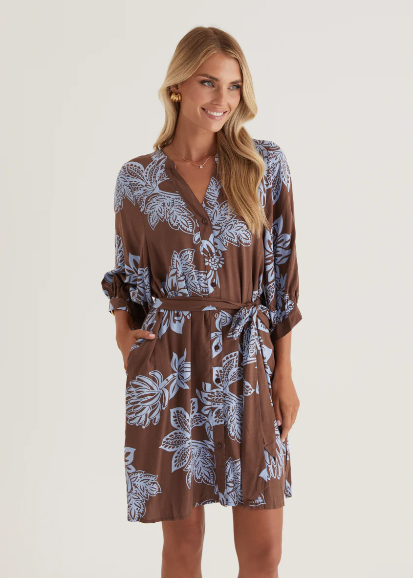 Tessa Dress - Choc Captivate - Honorern