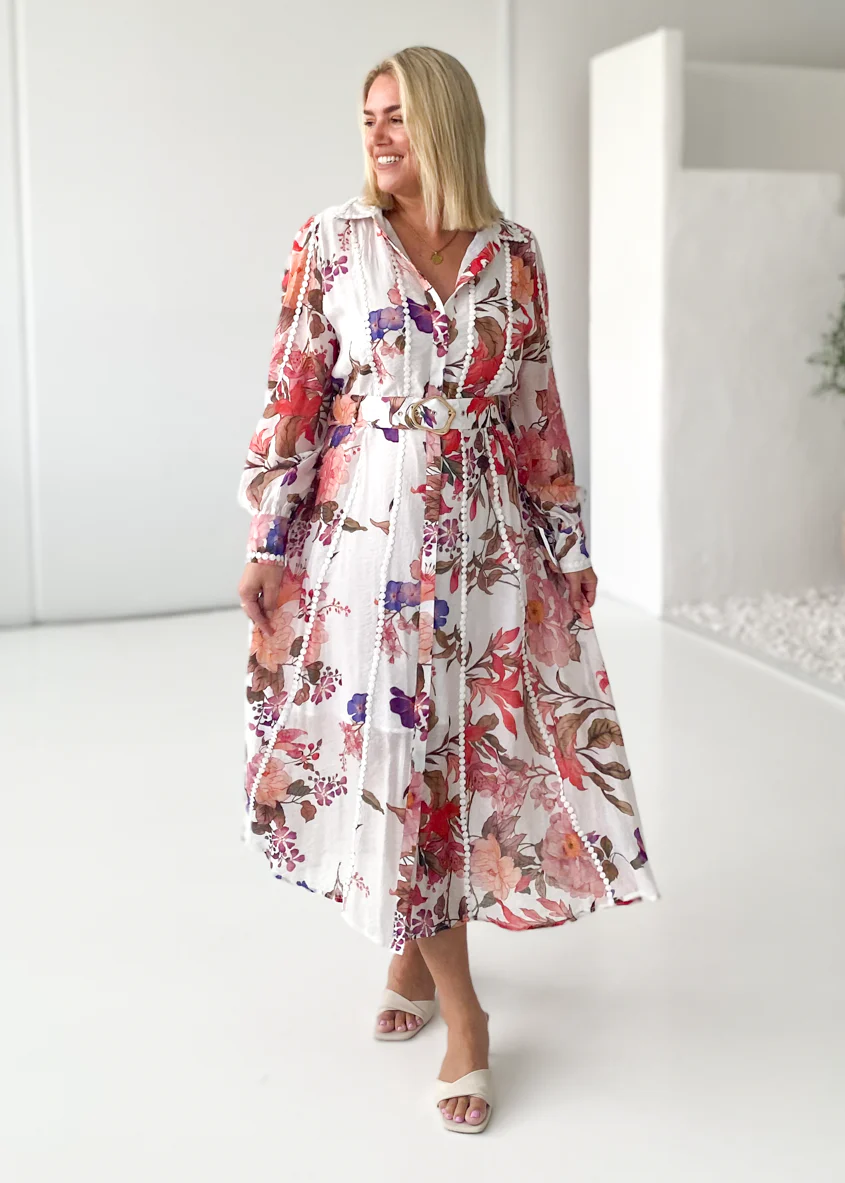 Springwood Maxi Dress - Red Native - Honorern