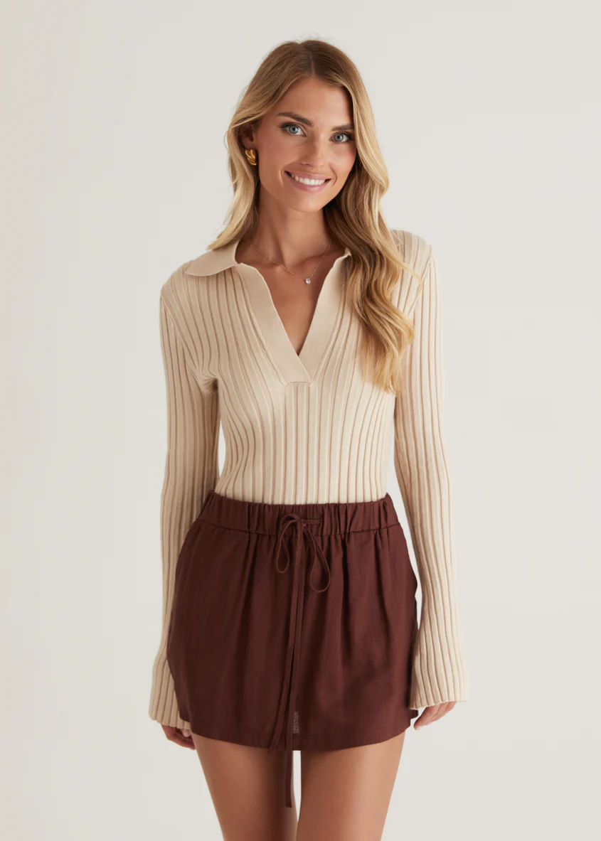Lucah Skirt - Chocolate - Honorern