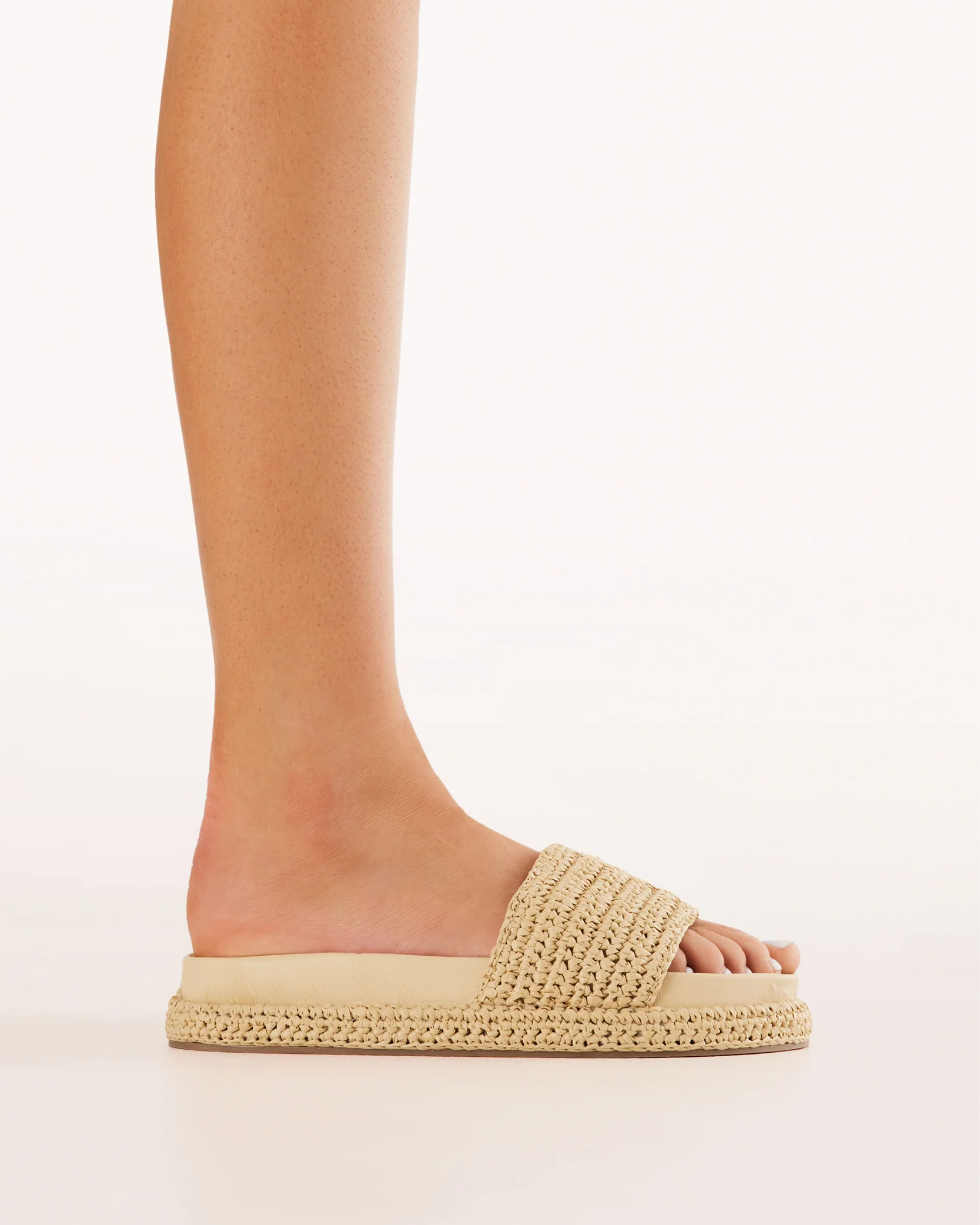 Quartilla Sandals - Natural Raffia - Honorern