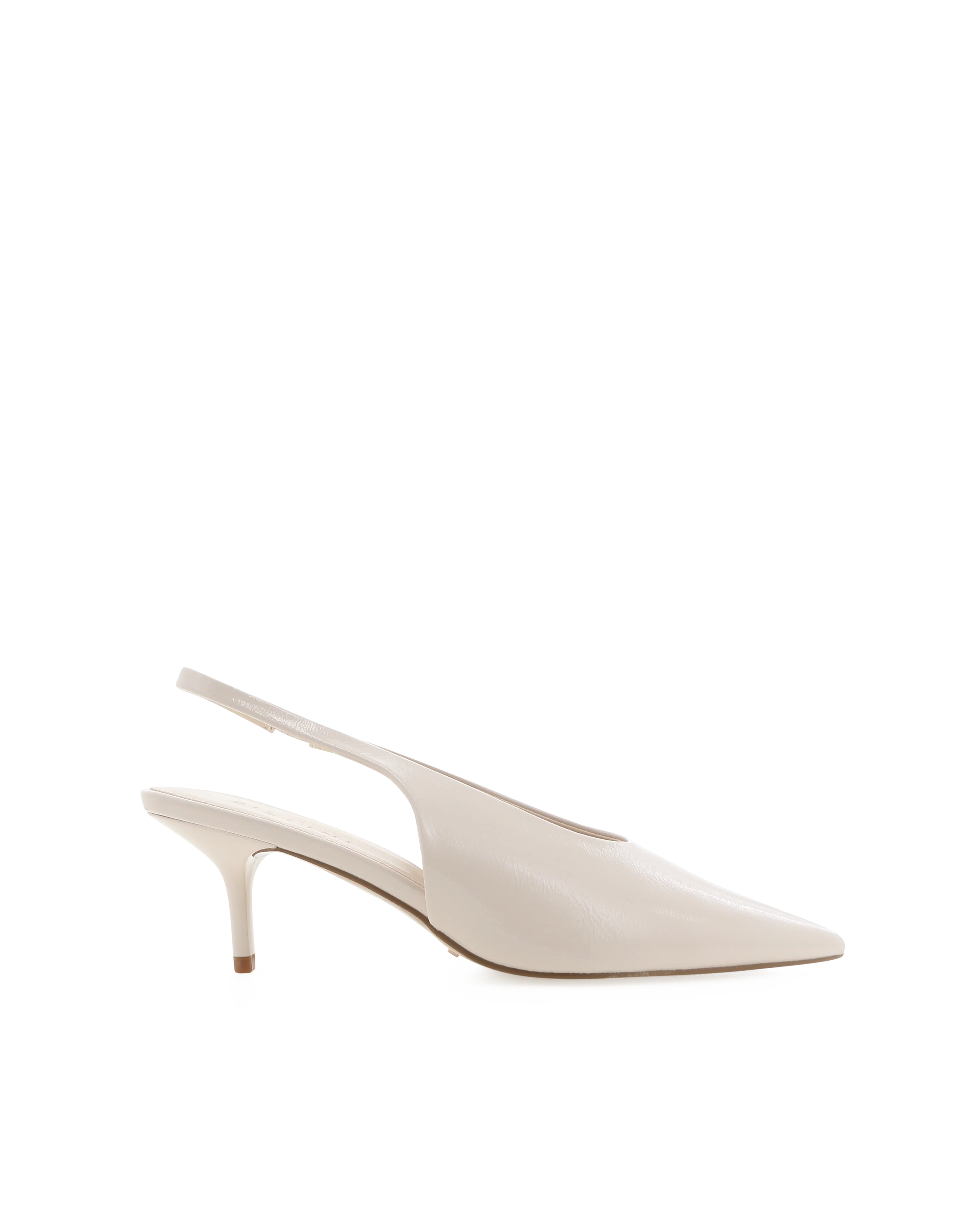 Xishi Heels - Chalk Crinkle Patent - Honorern