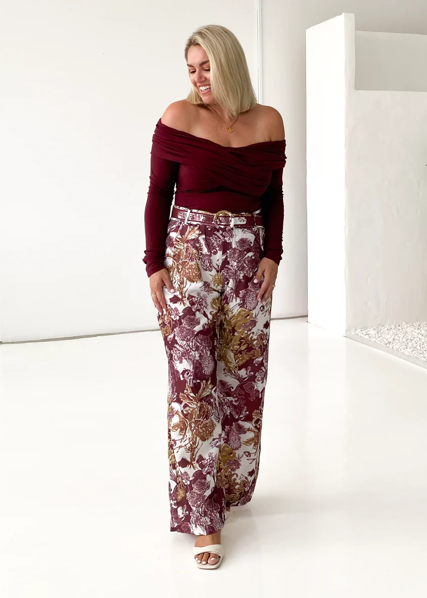 Tethroe Pants - Merlot Chateau - Honorern