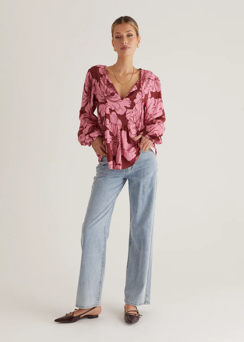 Shae Blouse - Full Bloom - Honorern