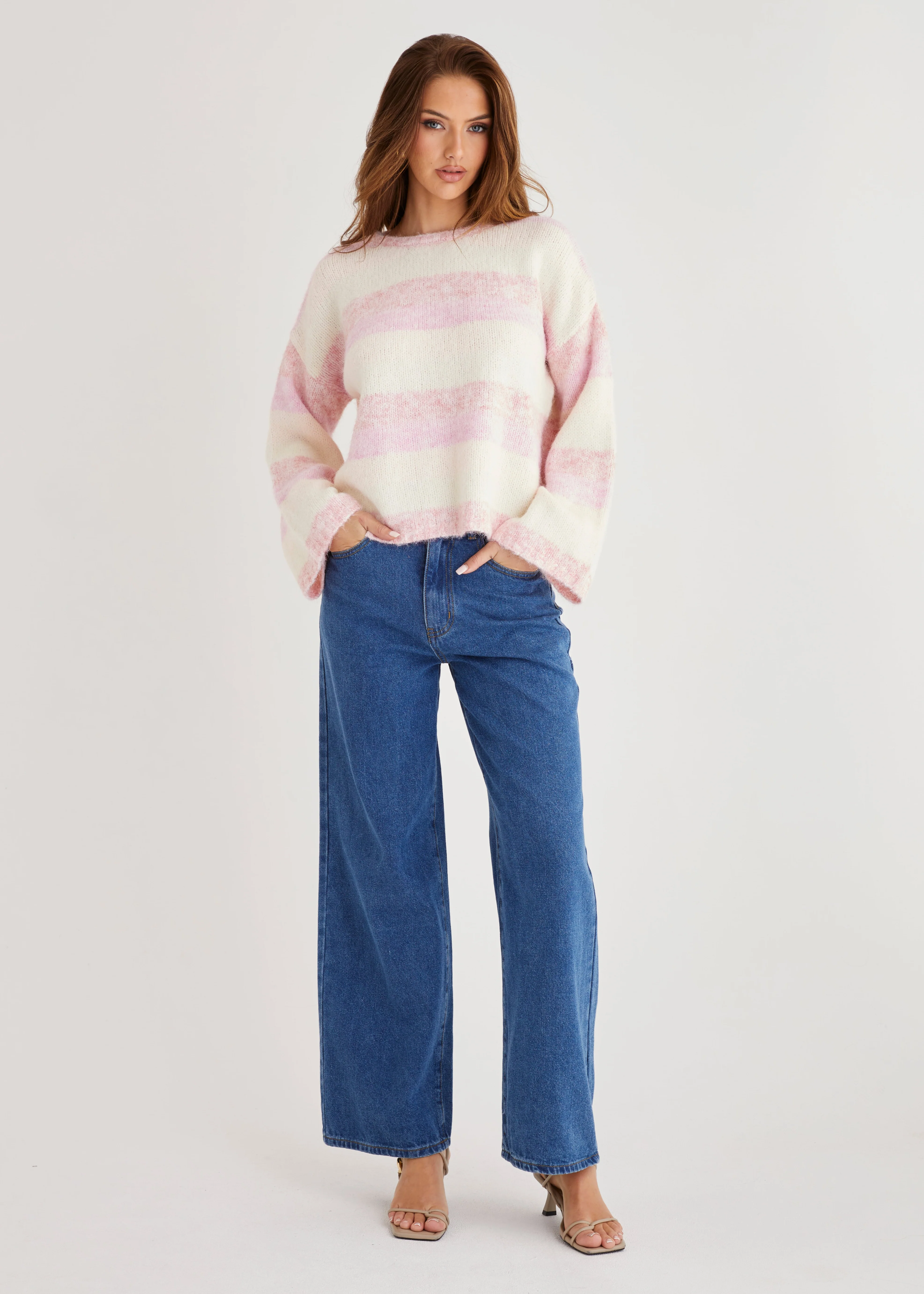 Sundae Sweater - Pink Stripe - Honorern
