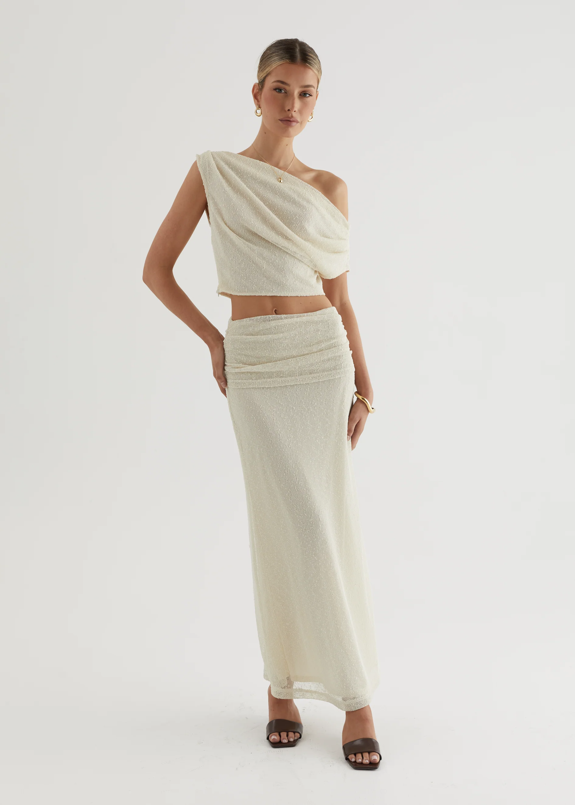 Jordan Maxi Skirt - Butter - Honorern