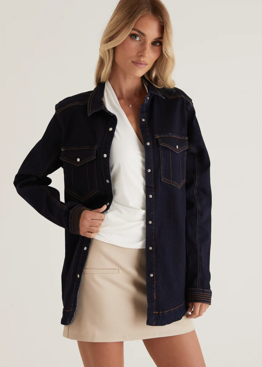 Donroe Denim Jacket - Indigo - Honorern