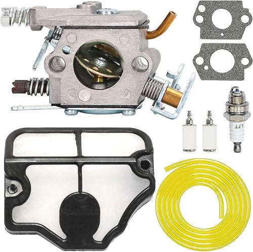 WT-834 Carburatore per Husquvarna 36 41 136 137 137E 141 142 141LE 142E Motosega per Walbro WT-657 WT-529 WT-289 WT-285 WT-239 WT-202 Zama C1Q-W29E con Filtro Aria Candela Filtro Carburante - Honorern