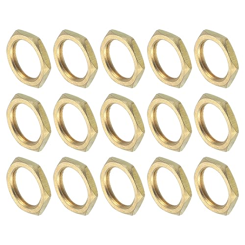 Dado di Bloccaggio G1/4, Esagonale in Ottone per Femmina per Idraulica 15pz - Honorern