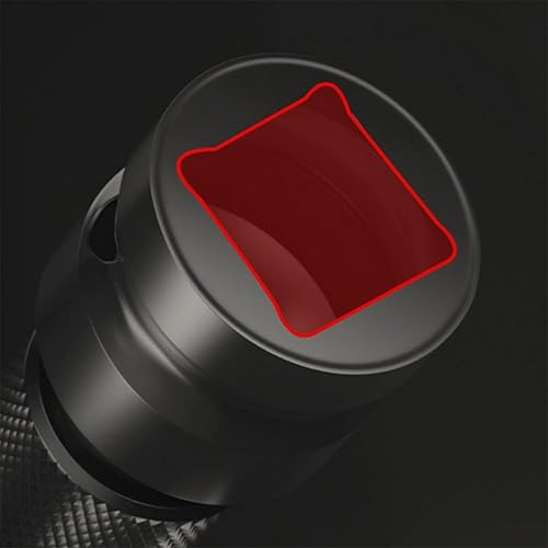 2 Pezzi Adattatore per Bussola, Adattatori Attacco da Quadrello da 1/2' Esagonale da 1/4' Sgancio Rapido, Adattatori Bit da 1/2 Pollici per Avvitatore a Percussione, Punte per Chiave a Cricchetto - Honorern